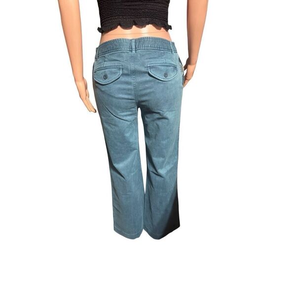 Pulp double yoke mineral blue mid rise flare pants to M - Picture 2 of 5